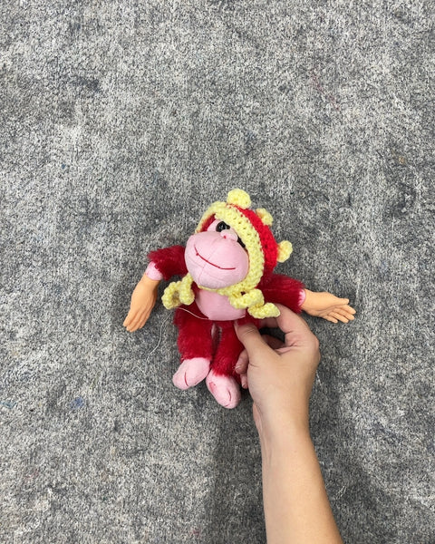 Red Monkey Plush Toy......