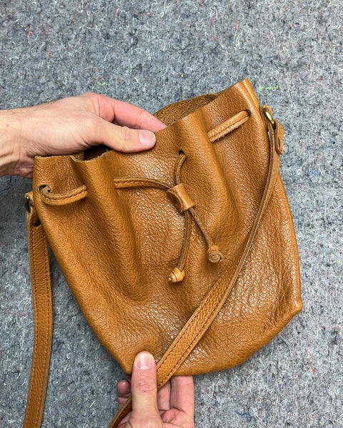 Portland Leather Goods Drawstring Bag