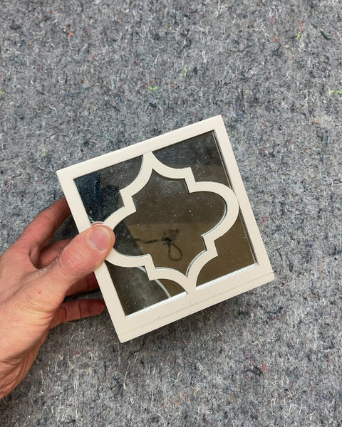 Decorative Mirrored Cube For A Tissue Box?
