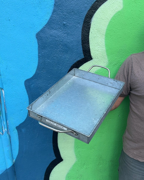 Another Metal Tray with Handles, 11x14"