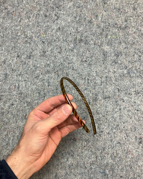 Brown Striped Headband