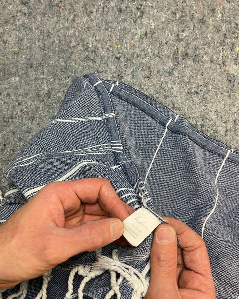 Blue & White Turkish Towel