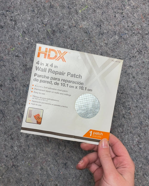 HDX Wall Repair Patch, 4 in x 4 in