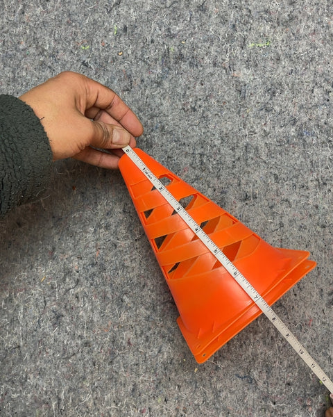 Two Orange Small Training Cones