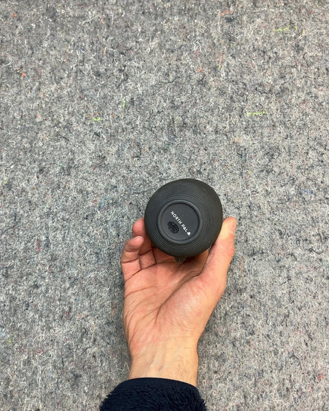 Pretty Black Matte Textured Ceramic Vase