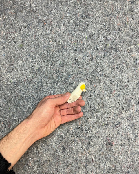 Miniature Ceramic Shoe Figurine