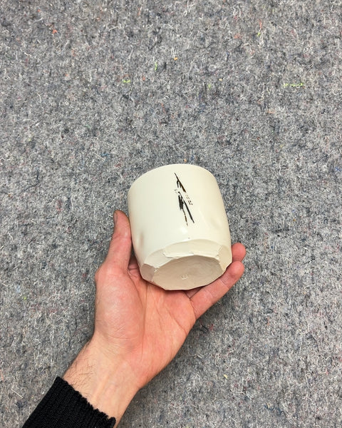 Ceramic Cup with Abstract Design