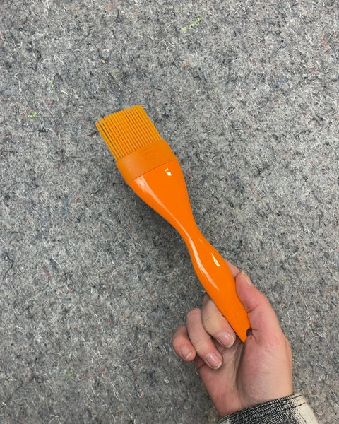 Orange Silicone Basting Brush