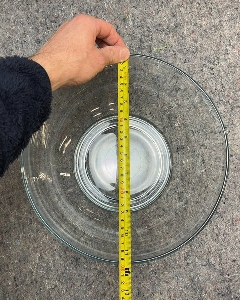Bigass Clear Glass Serving Bowl, 11" Wide