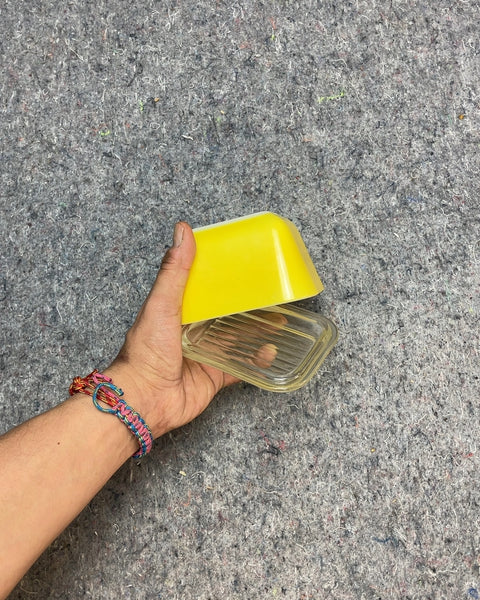 Vintage-y Pyrex Butter Dish
