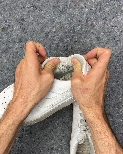Nike Air Force 1 Low White Sneakers, Size US 9W or EU 40.5