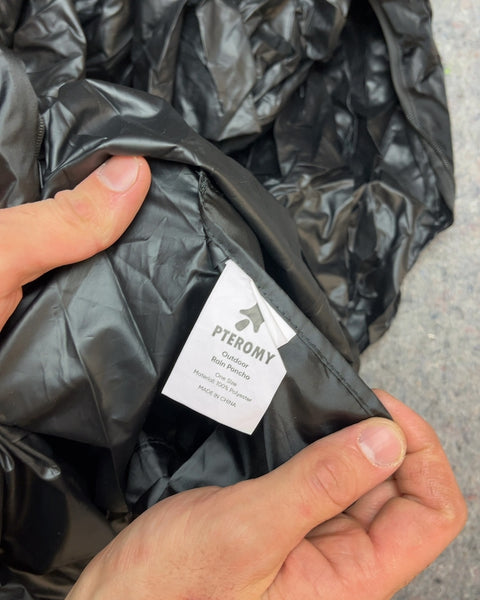 Pteromy Outdoor Rain Poncho, One Size Adult