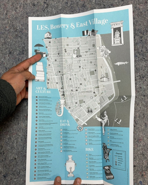 LES Bowery & East Village Bicycle Utopia Map