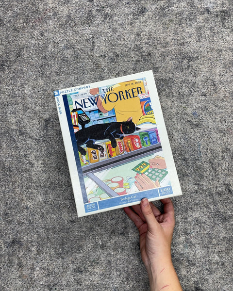 New York Puzzle Company The New Yorker Bodega Cat 1000-Piece Jigsaw Puzzle
