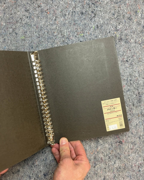 Muji A5 20-Ring Binder