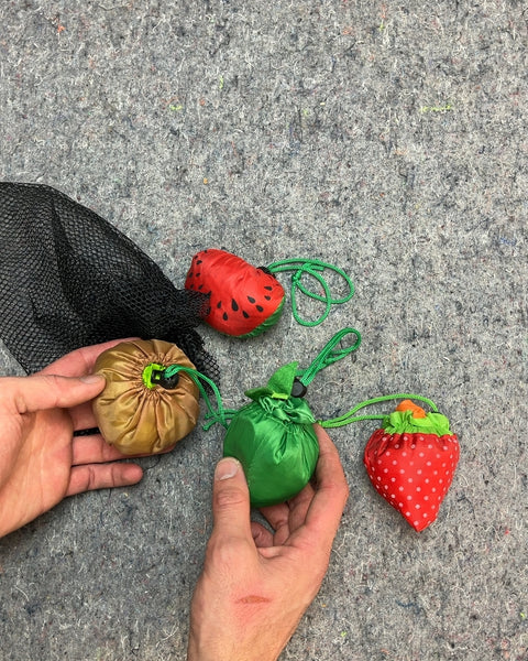 Reusable Fruit Shopping Bag Set