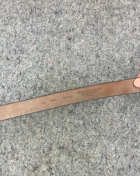 Madewell Brown Leather Belt, Size XXL