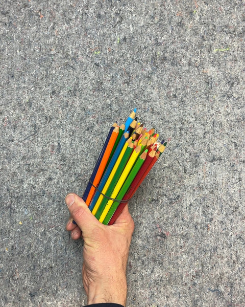 Bundle Of Colored Pencils