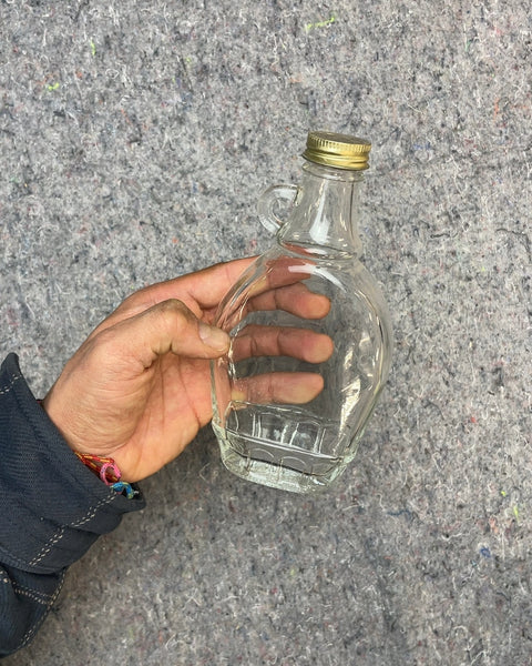 Glass Bootlegger Bottles, Set of 4