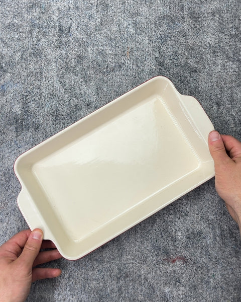 11.5” AKS Red Rectangular Baking Dish