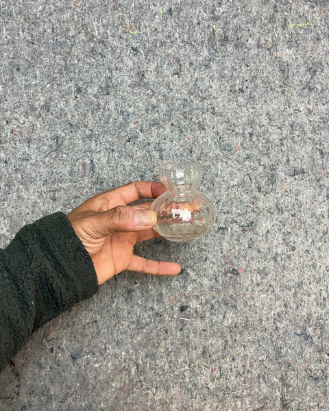 Small Clear Glass Vase