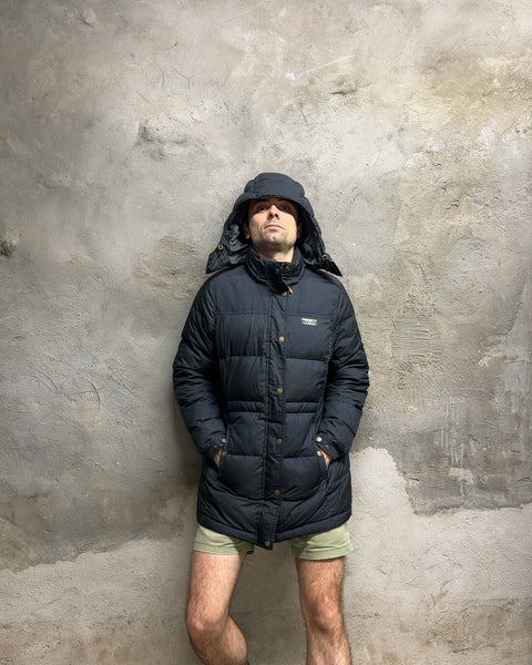 L.L.Bean DownTek Hooded Puffer Parka, Size M Regular